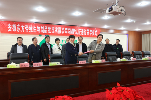 东方帝维接受GMP验收专家组莅临检查