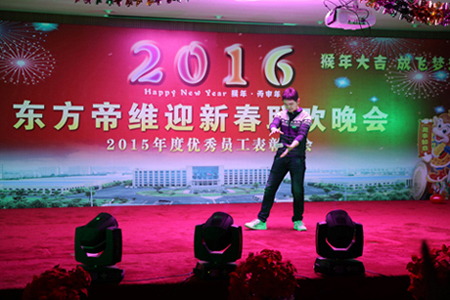 东方帝维2016迎新春晚会及2015年终总结表彰大会