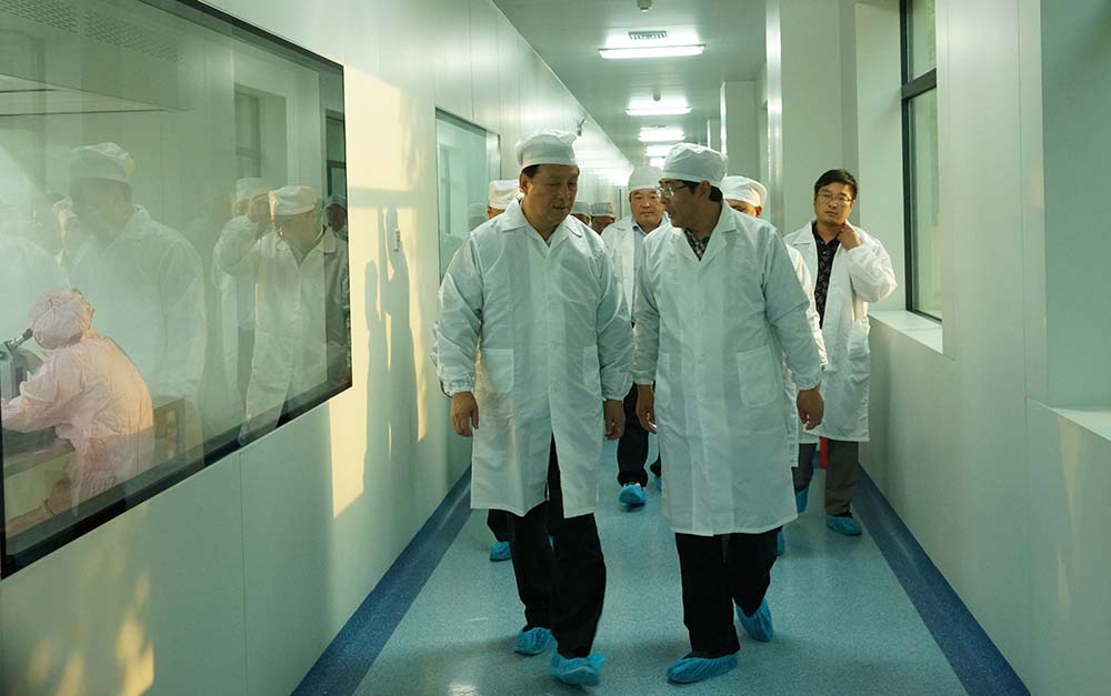 安徽省副省长梁卫国一行莅临公司参观指导