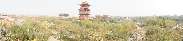 公司全体员工开封旅游结束