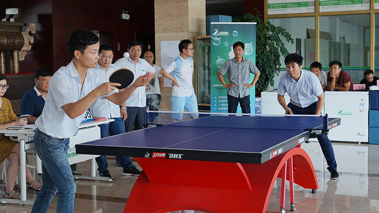 同台竞技展风采，有缘结友常相聚—— 东方帝维乒乓球比赛圆满落幕