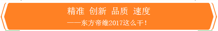 、创新、品质、速度——东方帝维2017这么干！