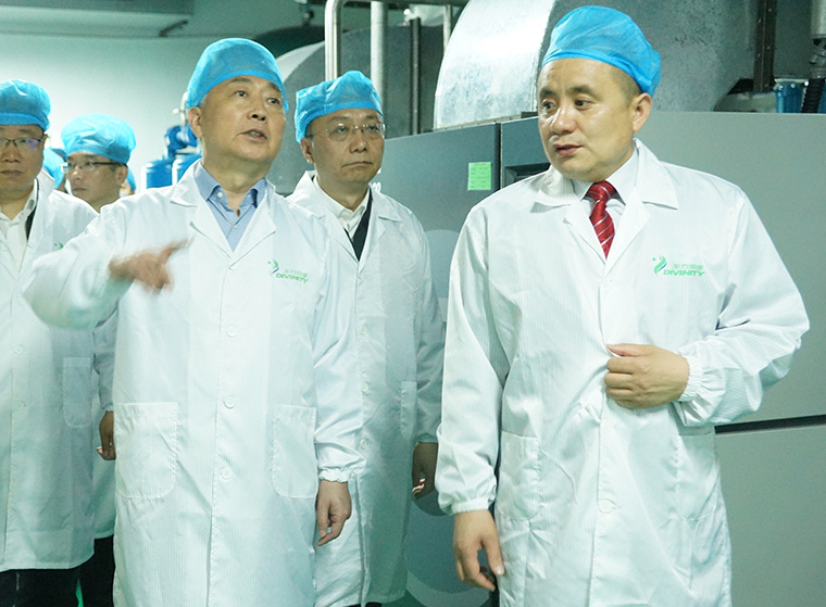 省政协主席徐立全莅临东方帝维参观调研